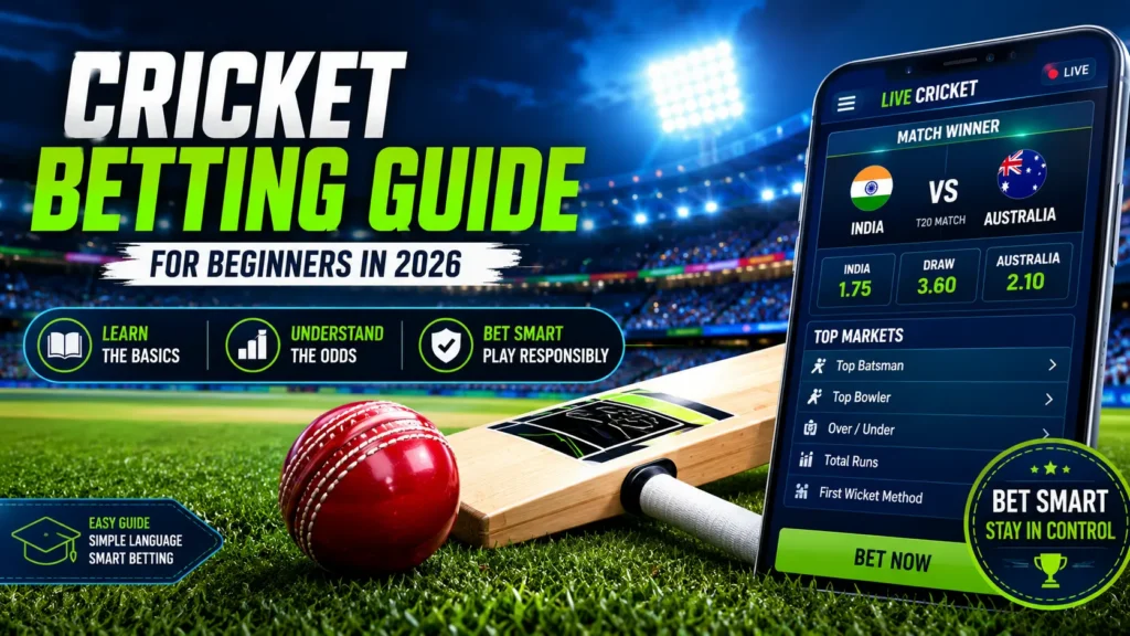 Cricket Betting Guide for Beginners in 2026