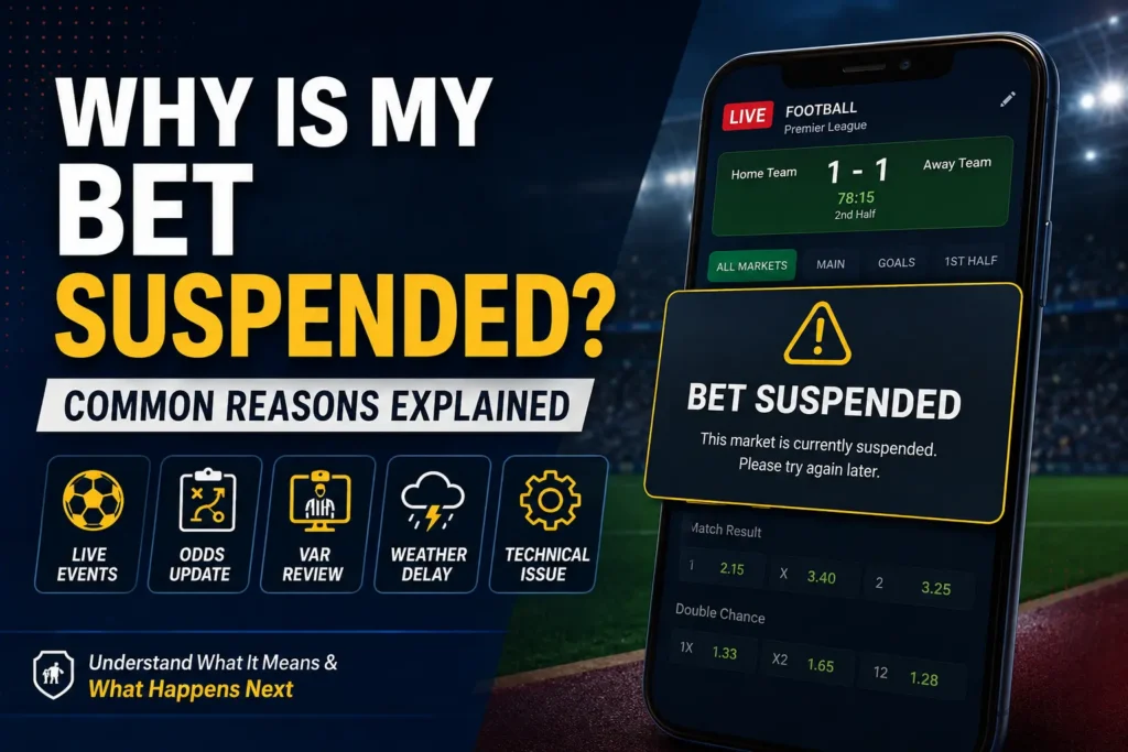 Why Is My Bet Suspended