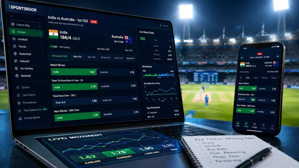 live betting odds