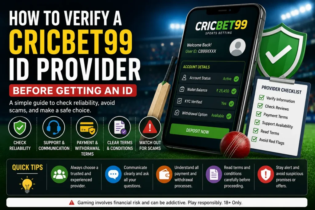 cricbet99 ID Provider